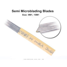 Agujas de Microblading Semi-Venta, agujas de Microblading manual, 9M1 15M1 Microblading desechables Blades